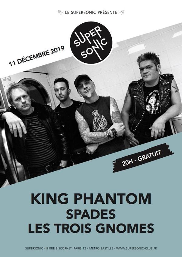 King Phantom • Spades • Les Trois Gnomes / Supersonic (Free)