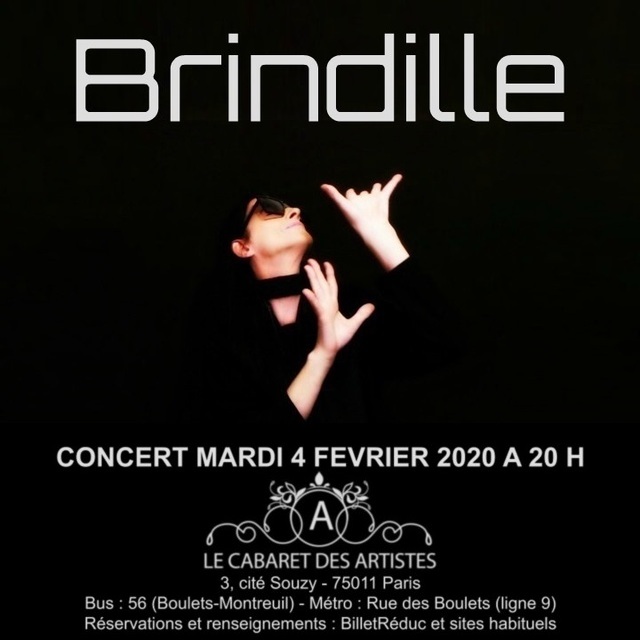 Concert de Brindille au Cabaret des Artistes (Artishow Cabaret)