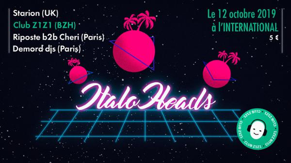 Italo Heads #1 w/Starion, Club Z1Z1, Riposte, Chéri