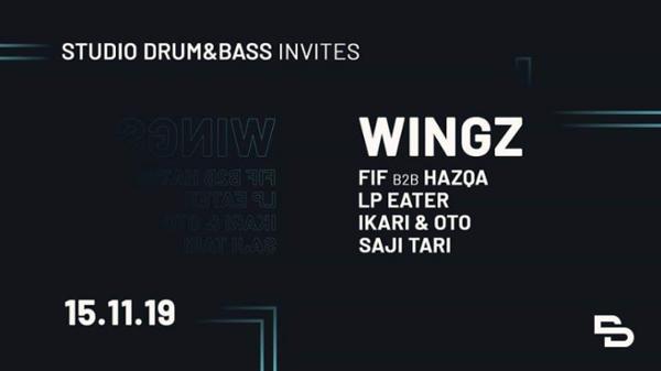 Studio Drum & Bass Invite Wingz