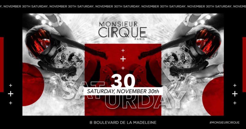 ★ Monsieur Cirque - Samedi 30 Nov ★