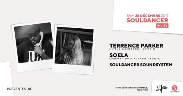 Souldancer invite : Terrence Parker, Soela & More