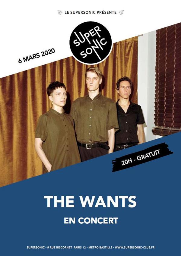 The Wants en concert au Supersonic (Free entry)
