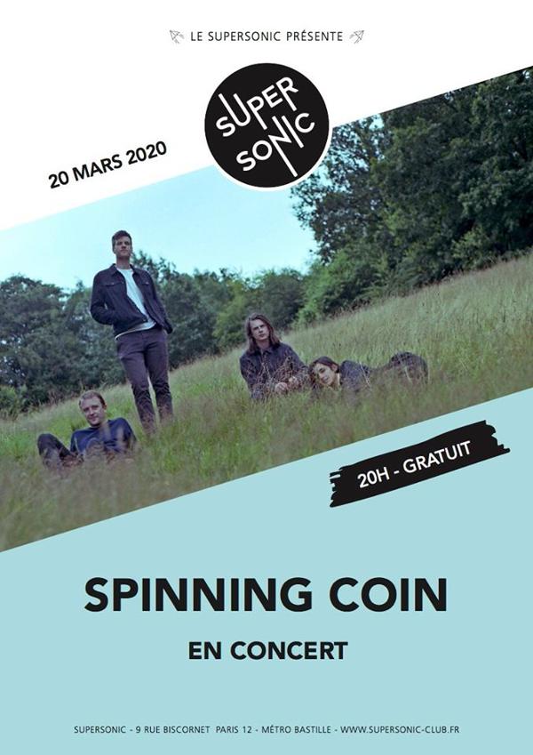 Spinning Coin en concert au Supersonic (Free entry)