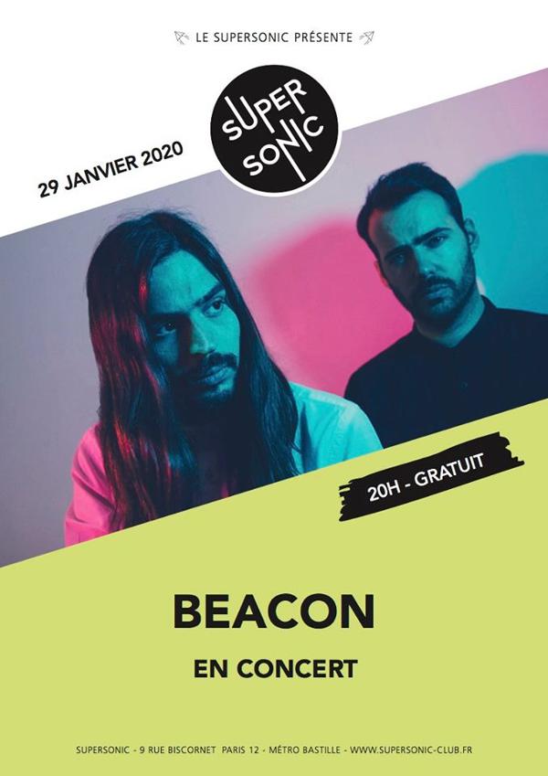 Beacon en concert au Supersonic (Free entrance)
