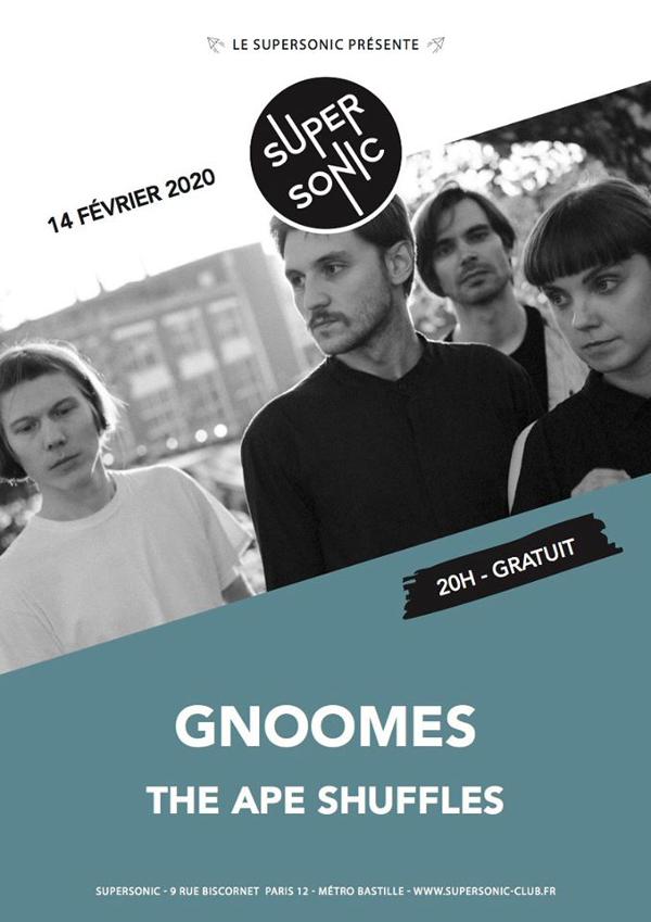 Gnoomes • The Ape Shuffles / Supersonic (Free entrance)