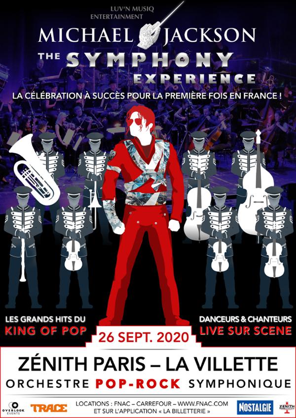 MICHAEL JACKSON : The Symphonic Experience, Zenith de Paris, 26 Septembre 2020.