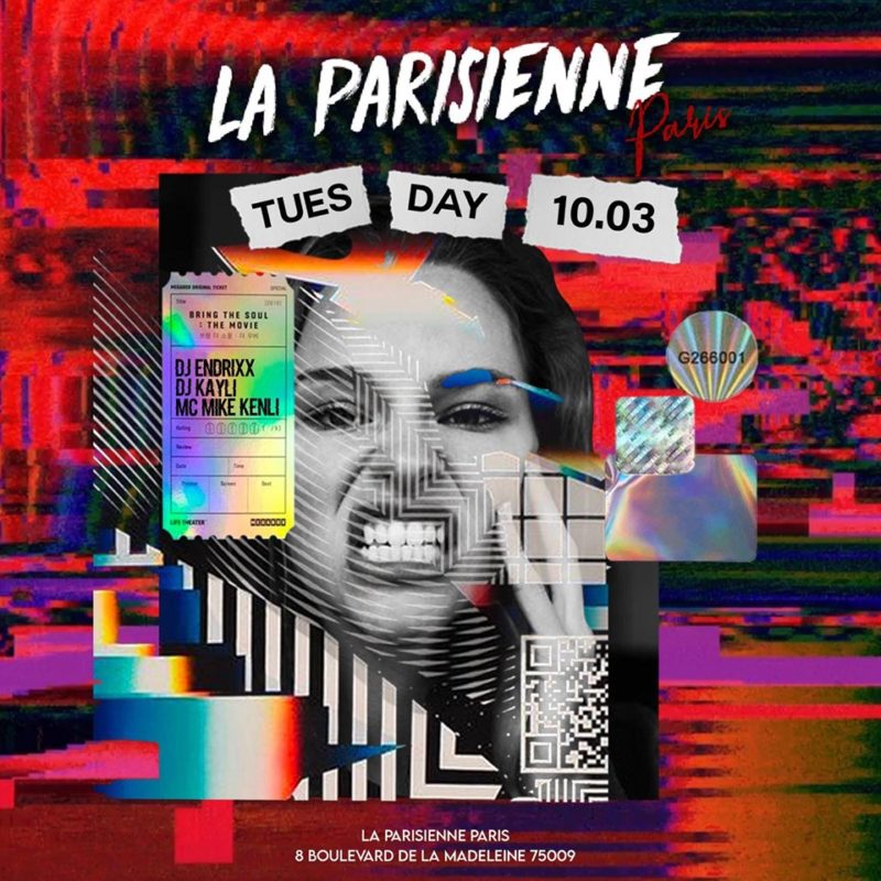 La Parisienne Paris - Tuesday March 10th