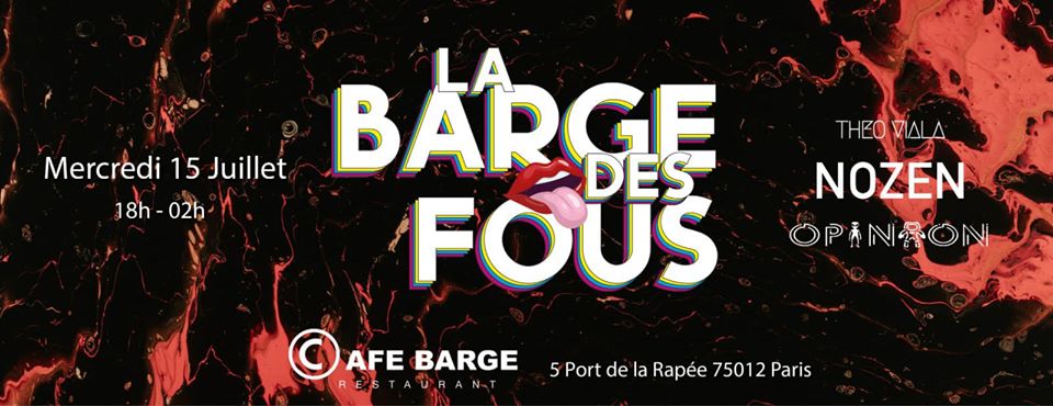 La Barge Des Fous - Cafe Barge