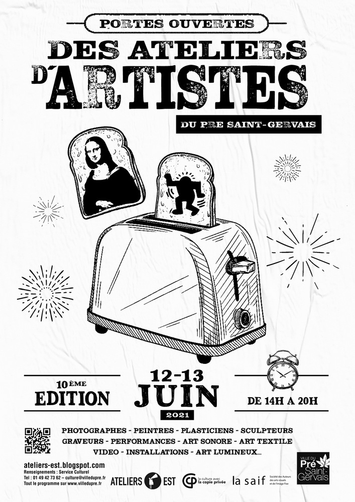10e édition des Portes Ouvertes d'Ateliers d’Artistes du Pré Saint-Gervais