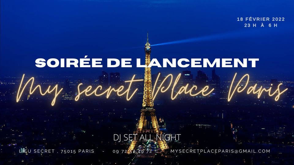 Soirée de lancement du catalogue My secret place Paris