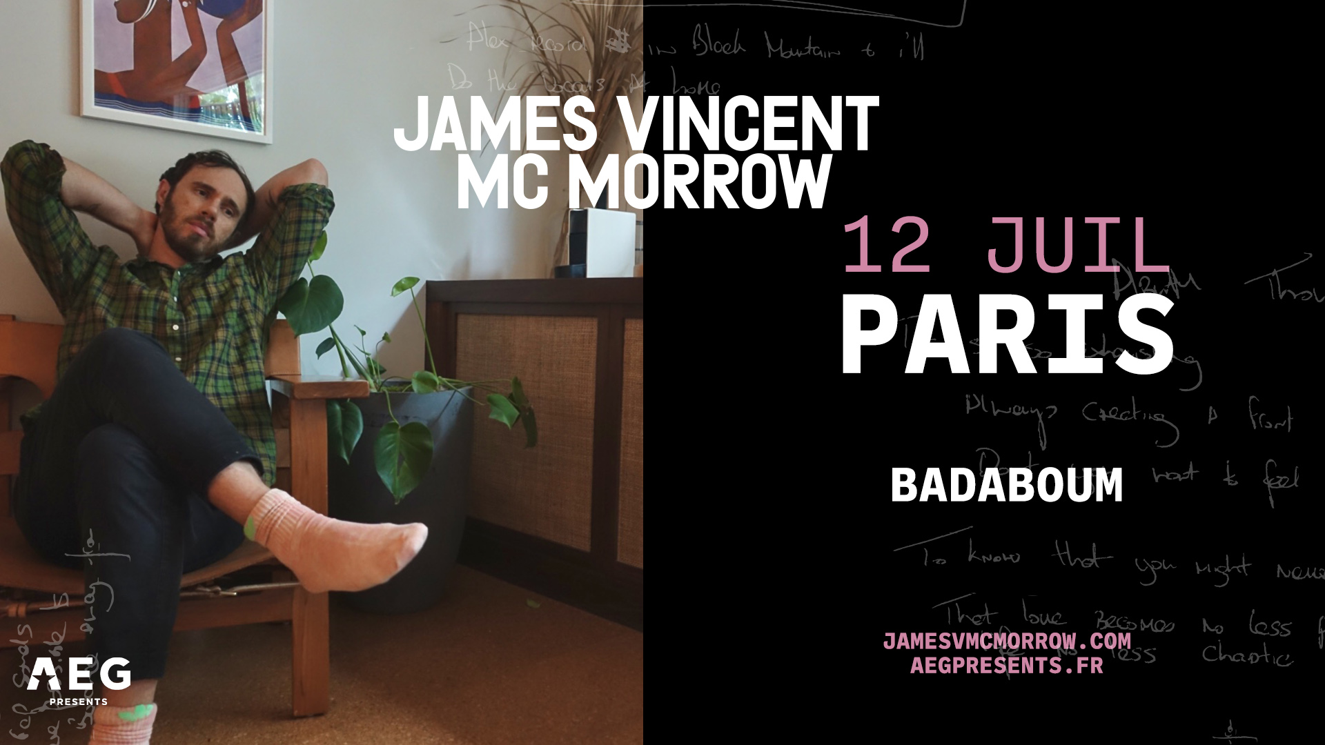 James Vincent McMorrow • Badaboum • 12 juillet 2022