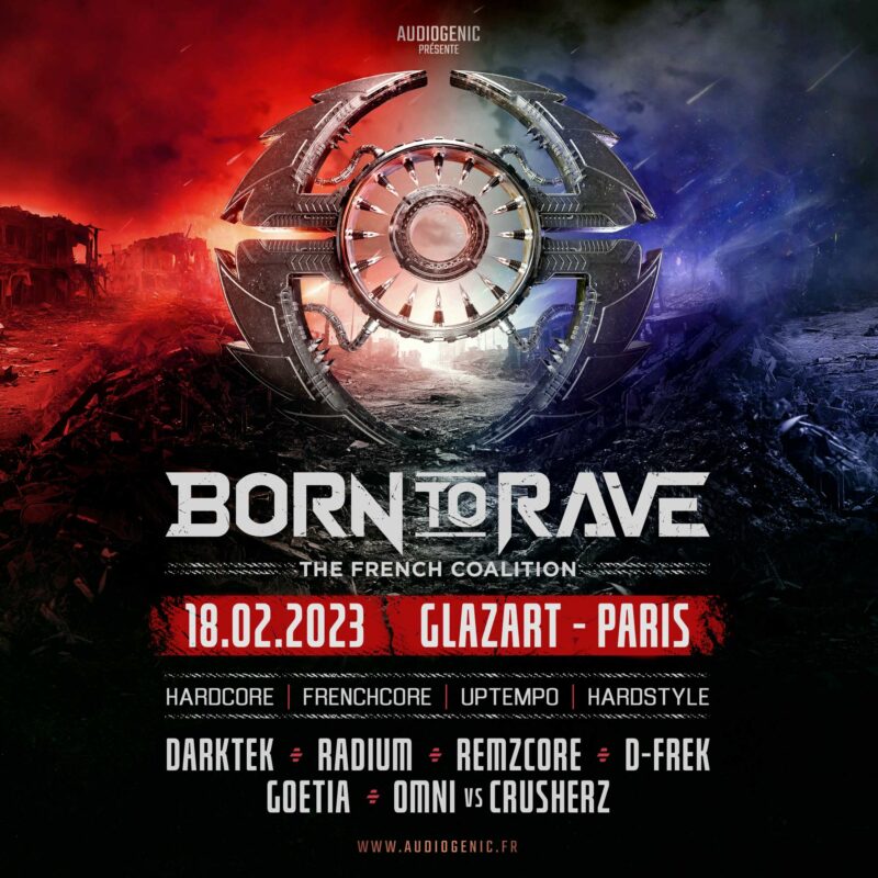 18/02/23 – BORN TO RAVE – GLAZART – PARIS – HARD MUSIC