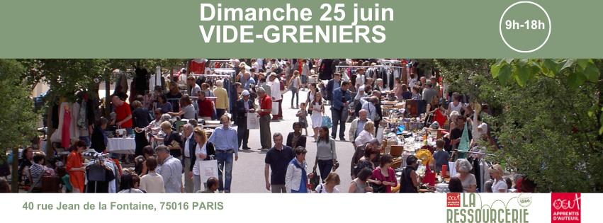Vide-greniers Apprentis d'Auteuil - dimanche 25 juin 2023