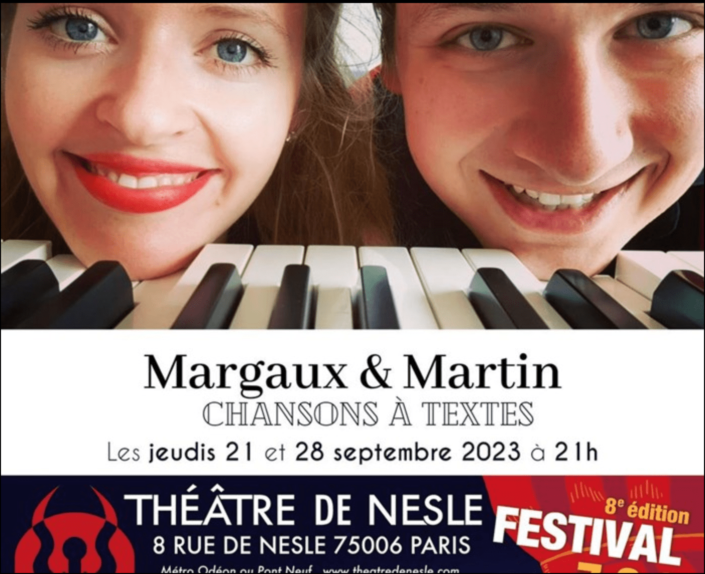 Concert de chanson à texte - Margaux & Martin