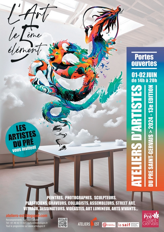 13e édition des Portes Ouvertes des Ateliers d’Artistes du Pré Saint-Gervais