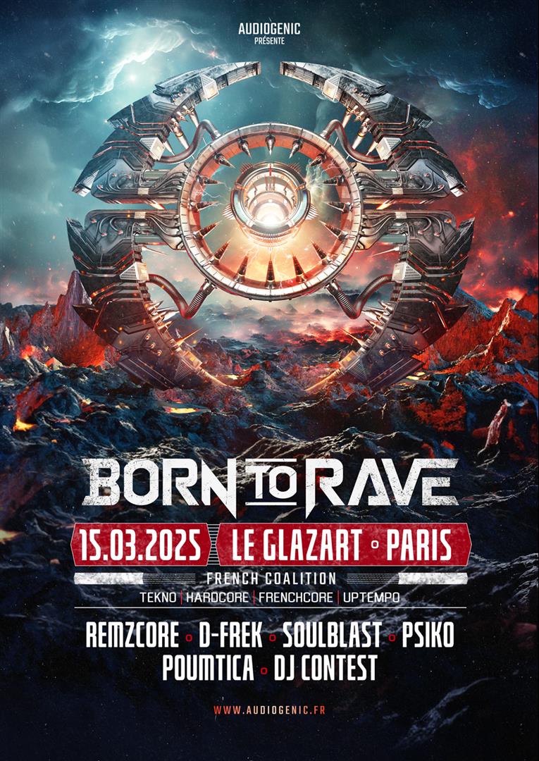 15/03/25 – BORN TO RAVE – GLAZART – PARIS – HARD MUSIC