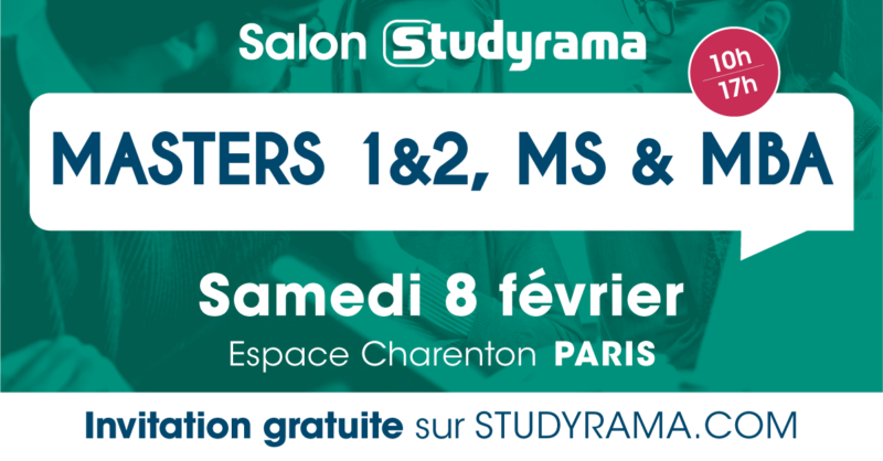 Salon Studyrama des Masters & MBA à Paris