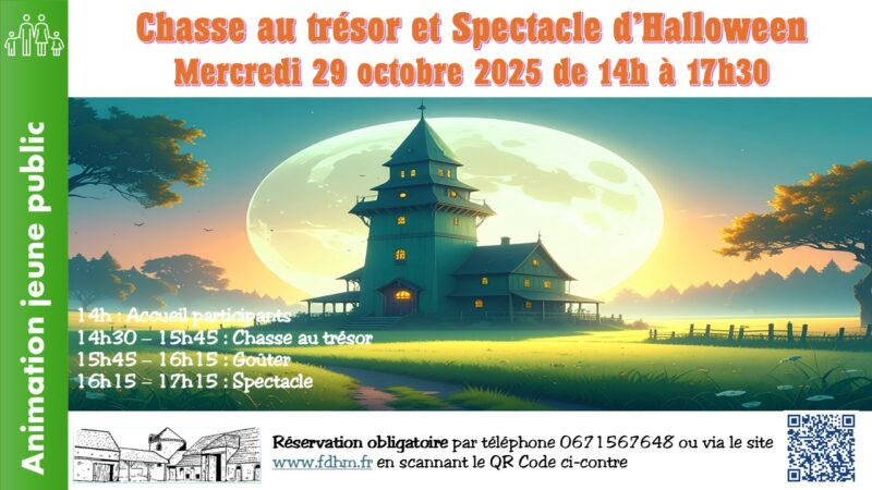 Halloween 2025 - Chasse au trésor + Spectacle