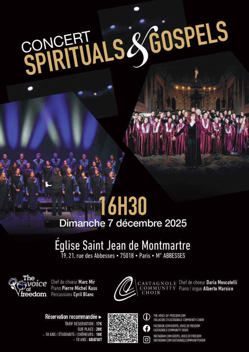 Paris et Italie unies pour un Noël Gospel inédit !