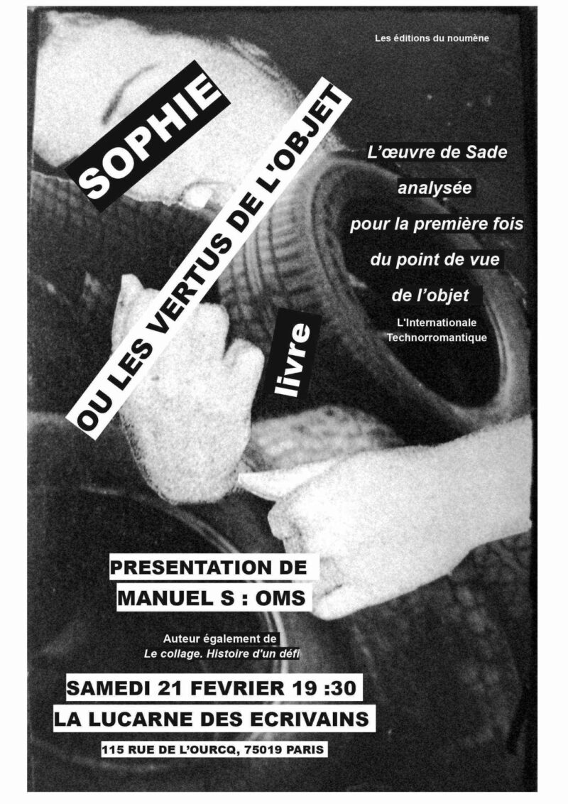 Présentation du livre "Sophie ou les vertus de l'objet" par Manuel Sànchez Oms