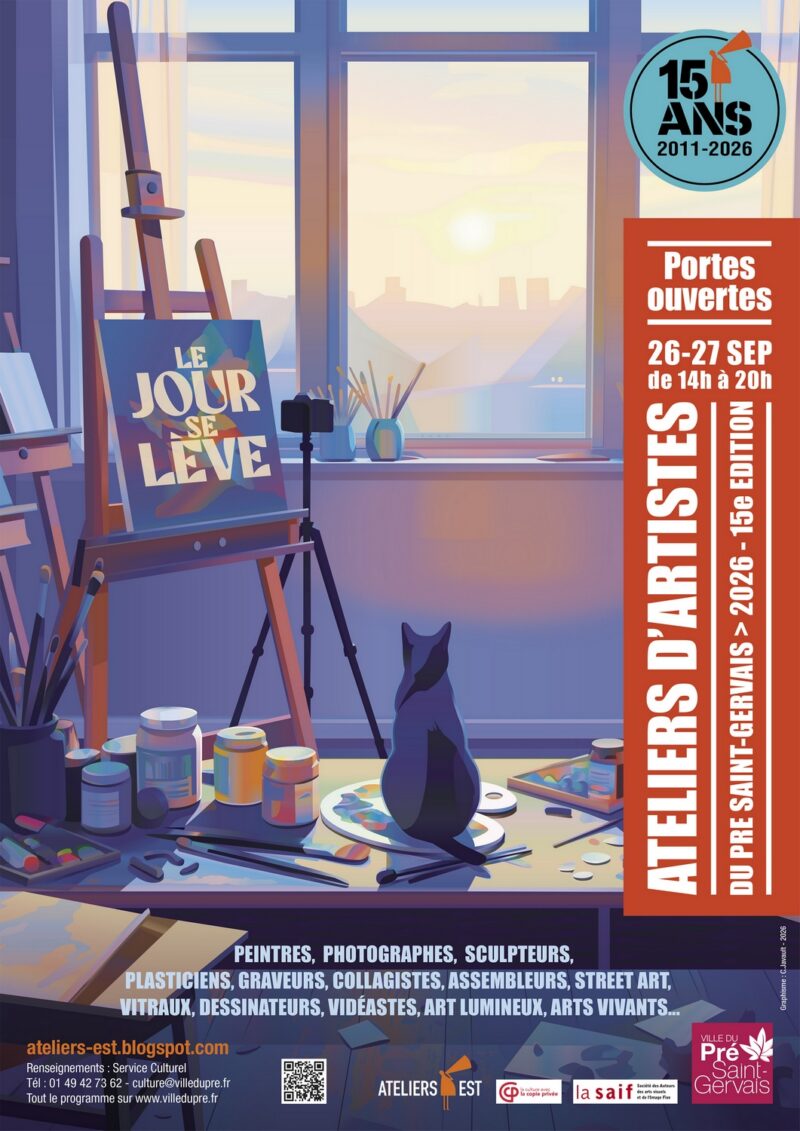 15e Portes Ouvertes des Ateliers d’Artistes du Pré Saint-Gervais