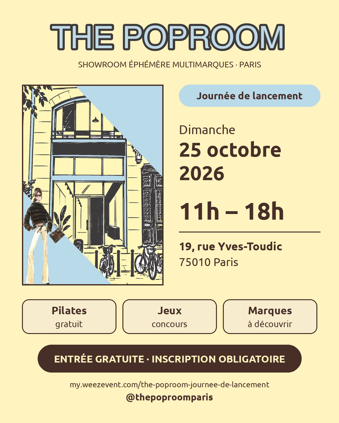 The Pop Room : journée de lancement